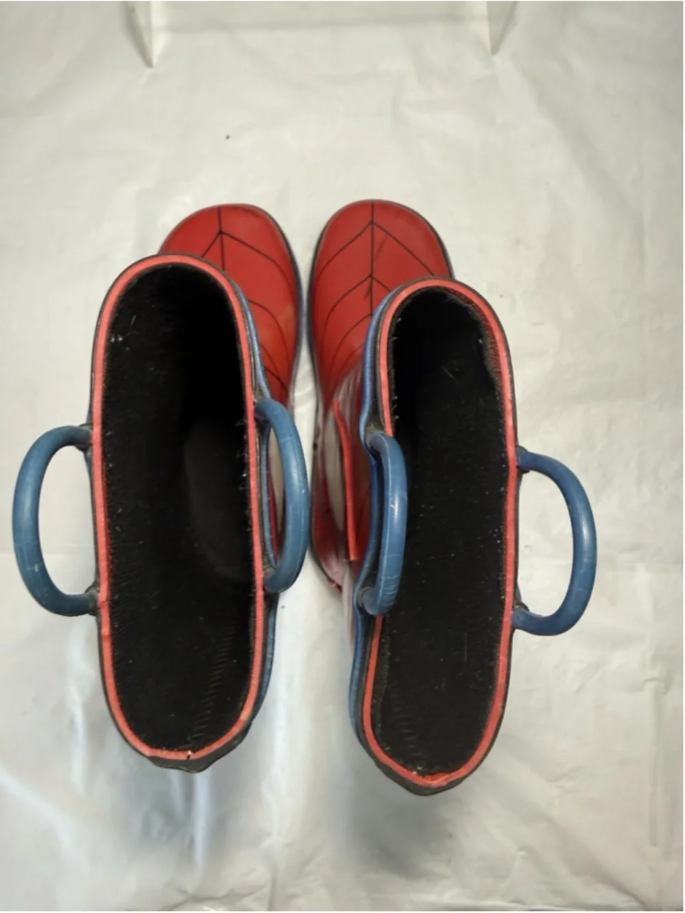MARVEL SPIDERMAN Boy's Multi-Size RAIN BOOTS Waterproof size 11-12